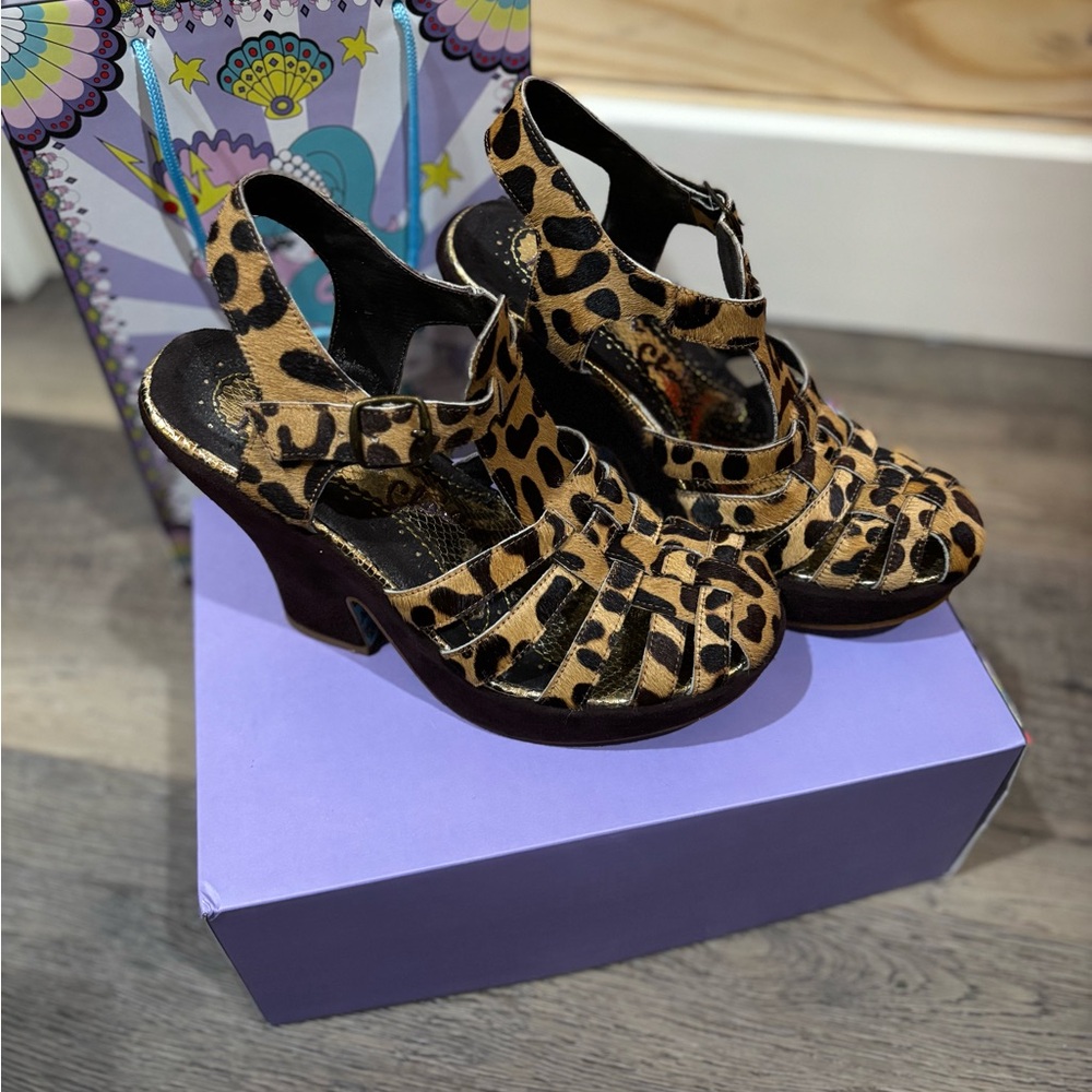 Irregular Choice Leopard Print Heels - image 2